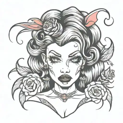 Scary Pinup Girl