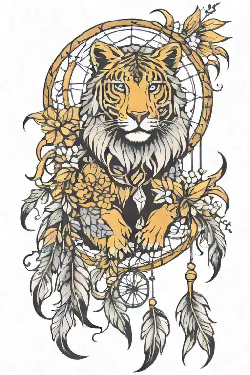 Leo Zodiac Dream Catcher Entangled