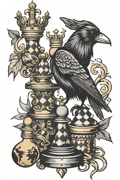 Raven And Chess Rock