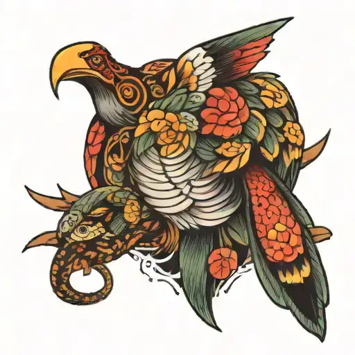 Bird With A Snake Head