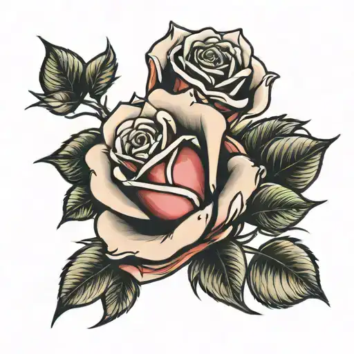 Woman's Hand With Rose