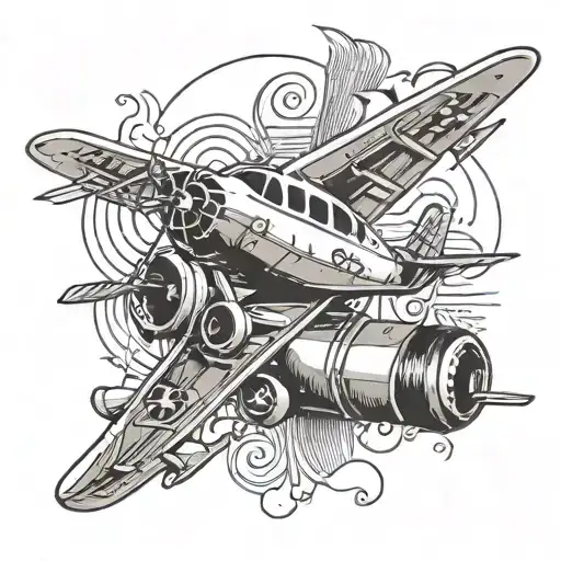 Airplane That Has A Heartbeat On The End That Wraps Around The Forearm