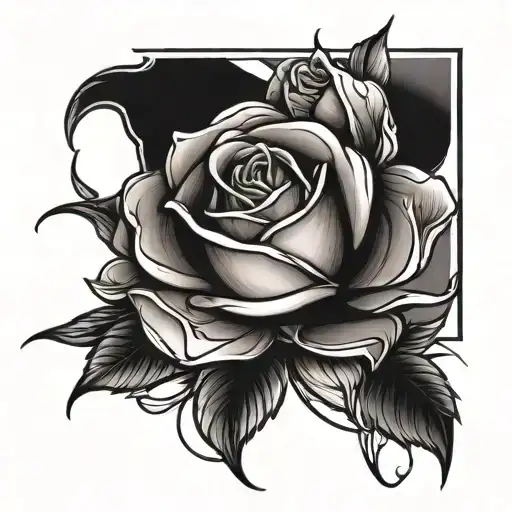 Create A Rose Held By A Woman's Hand