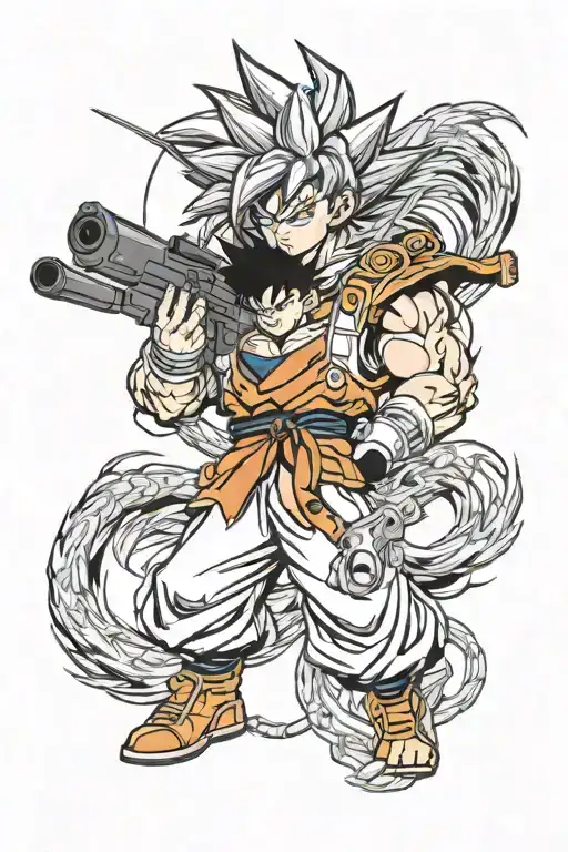 Goku Sniper Video Game Controller