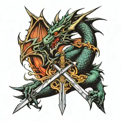 Dragon And Sword