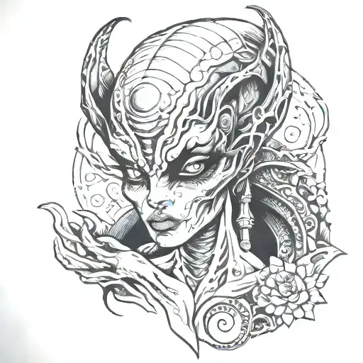 Alien In Woman