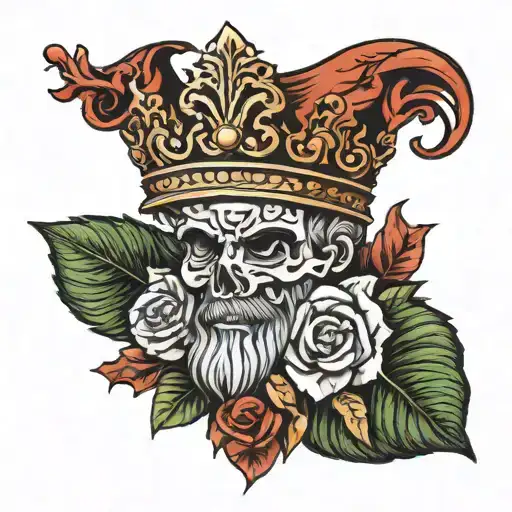 Luarel Leaf Crown Band Around Bicep Men