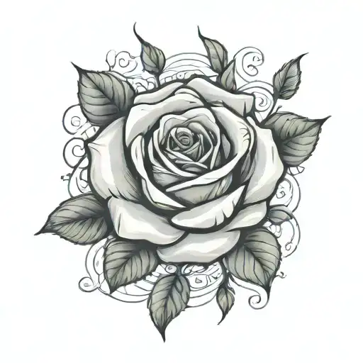 Rose Tattoo Idea