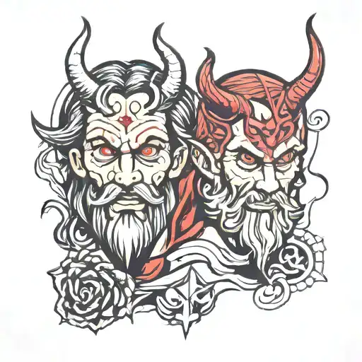 Devil And Jesus Christ