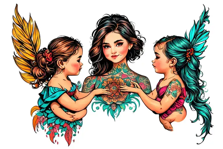 Single Mom Having Two Kids