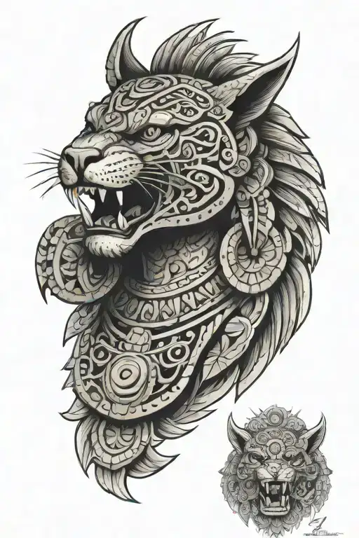 Aztec Jaguar Warrior