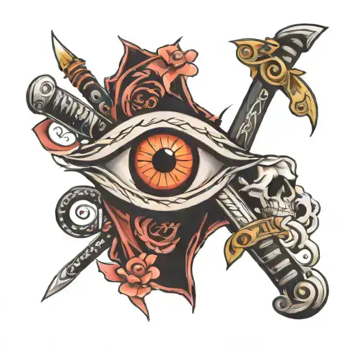 Katana With Eye