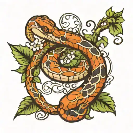 Snake And Ivy