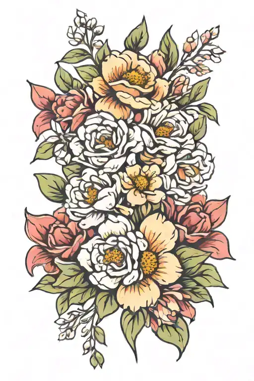 Birth Flower Bouquet