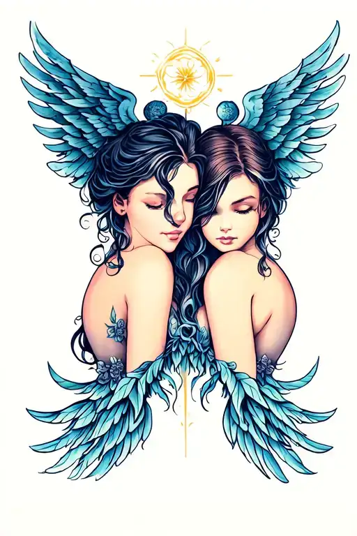 Heaven Tribute For Twin Sister