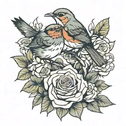 Robin And Wren Roses