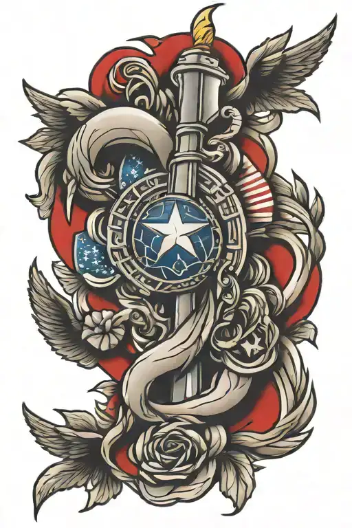 Military Patriotic Arm Sleeve