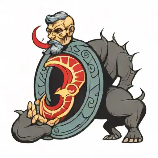 Sigma Male Symbol Color