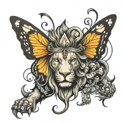 Butterfly Lion