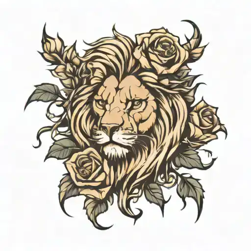 Lion Roses With Thorns