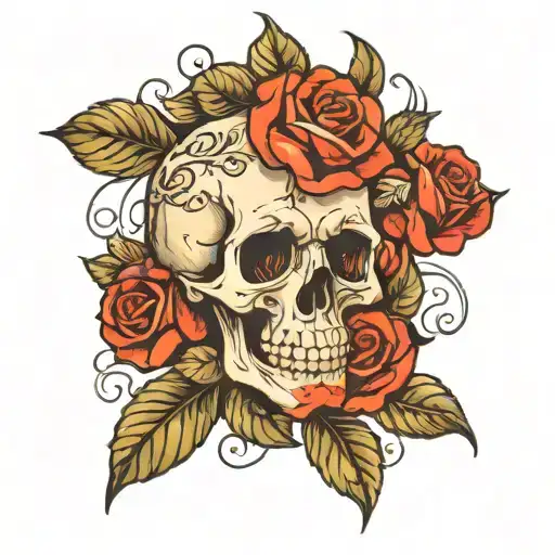 Skull Roses