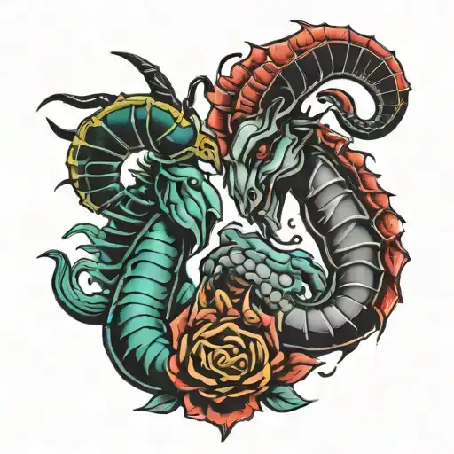 Scorpio And Aries Zodiacs Mixed