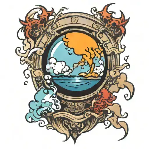 Thunderstorm And Crystal Ball