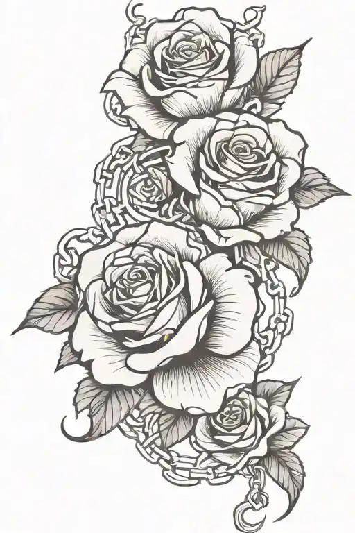 Rose And Chain