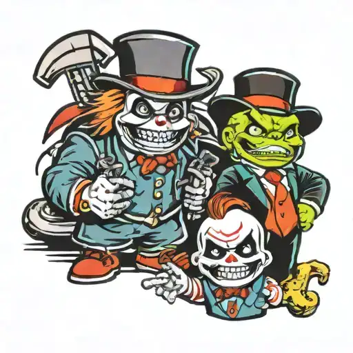 Chucky And Monopoly Guy