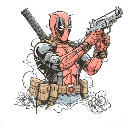 Deadpool With A Gun