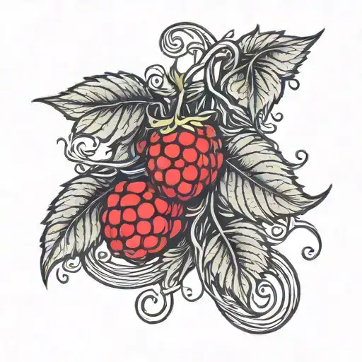 Raspberry Vine Infinity Symbol