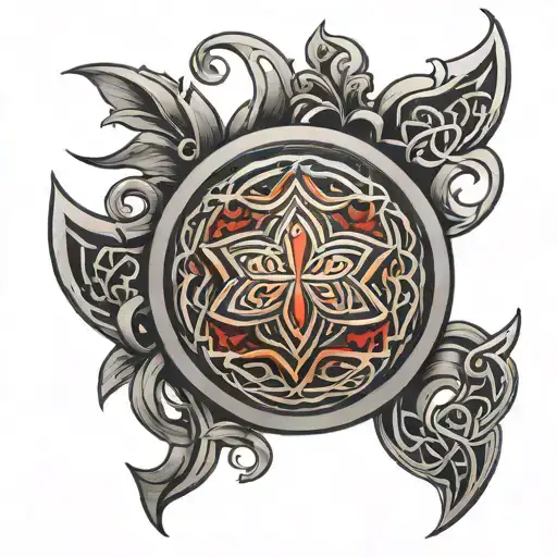 Celtic Shield Adorned