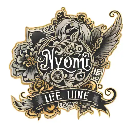 Life Line With The Name Nyomi And Dahmir