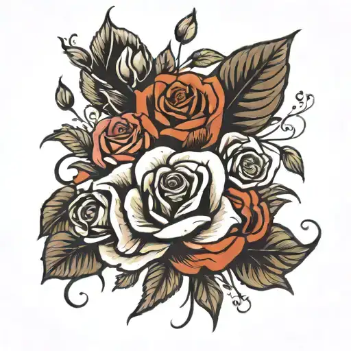 Birth Flowers And Roses Growing