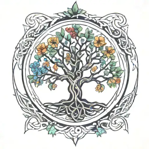Rowan Celtic Tree Of Life