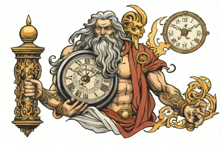 Zeus With Clock