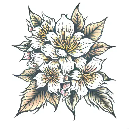 Mountain Flower Blooming