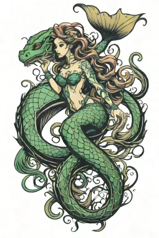 Mermaid Full Body Tentacles