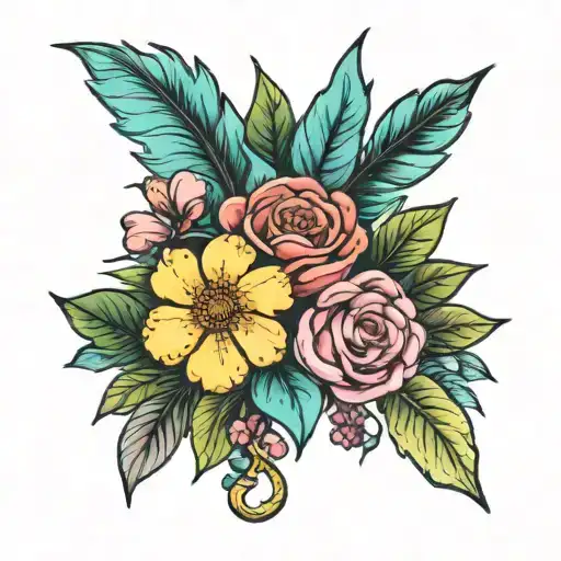 Birth Flower Bouquet