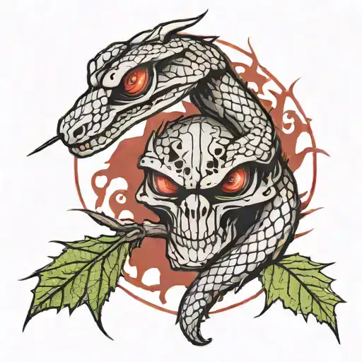 Snake Eyes Thorns Blood Stains