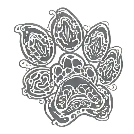 Paw Print For Dog That Passed Away