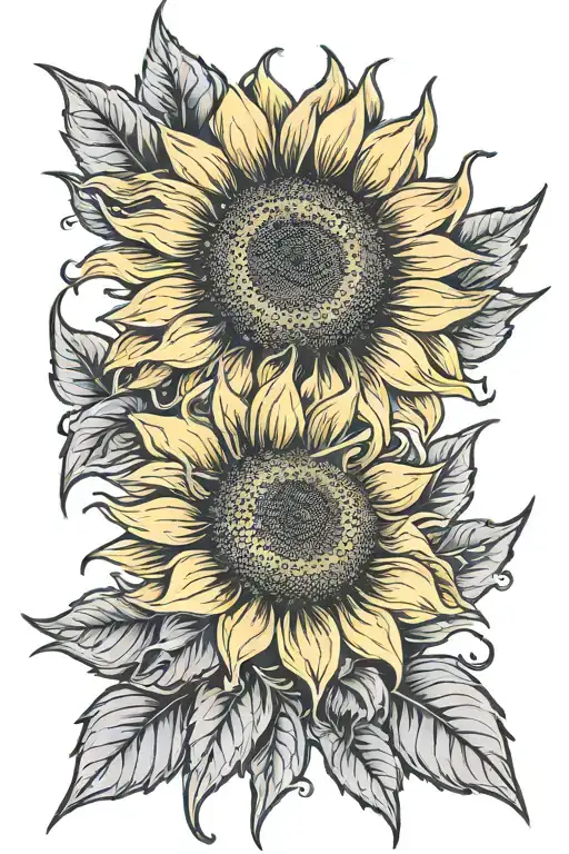 Sunflower Blooming