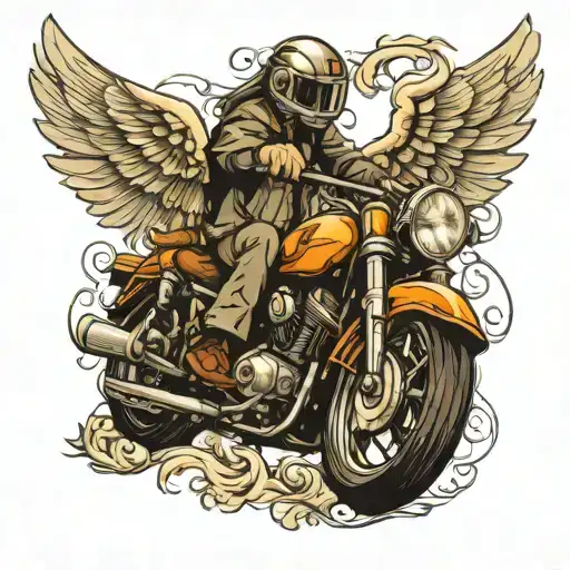 Motorcycle Angel
