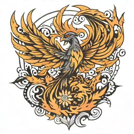 Phoenix Rising Fire