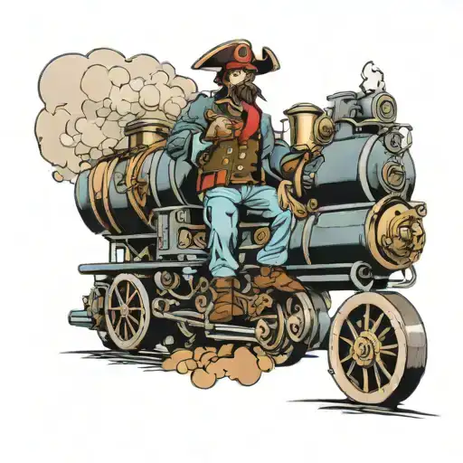 Pirate On A Steam Engine