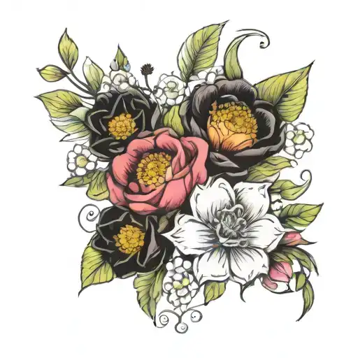 Birth Flower Bouquet