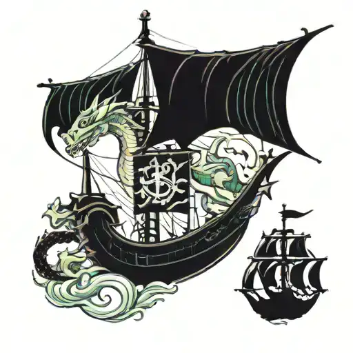 Dragon And Pirates Ship