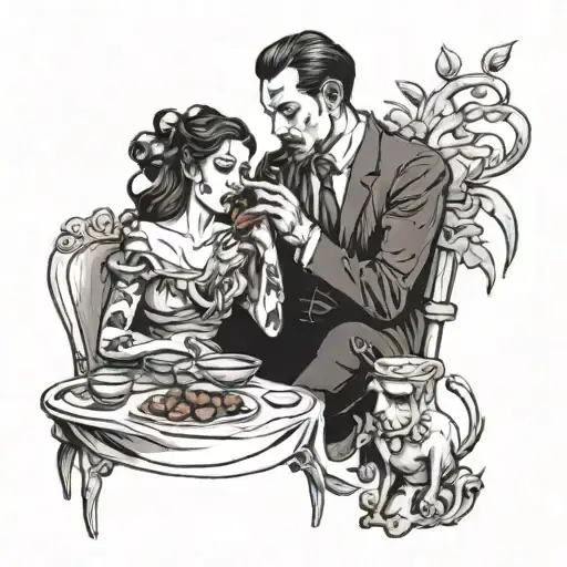 Girl Feeding Guy