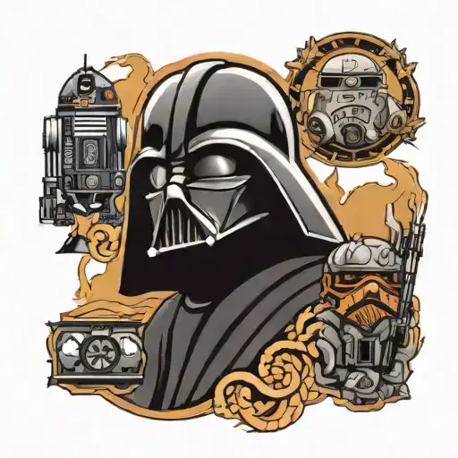 Star Wars Theme With The Letters Fpac Somewhere