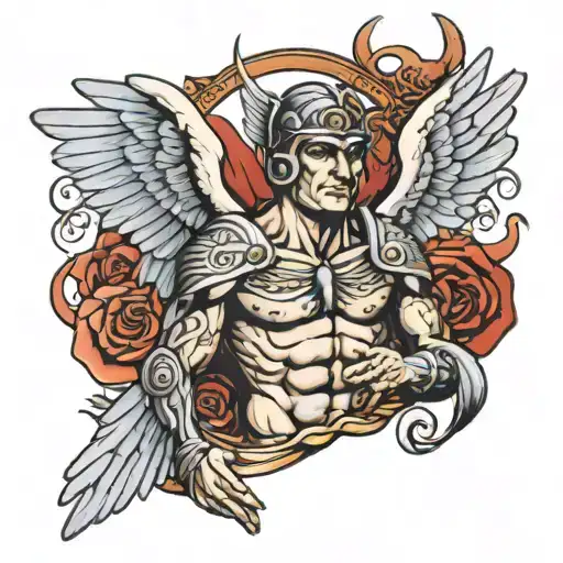 Angel Spartan Worrier Chest